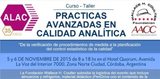 Curso-Taller Prácticas Avanzadas en Calidad Analítica (Córdoba)
