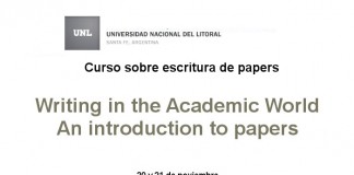 Curso “Writing in the Academic World. An introduction to papers”
