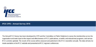 #IFCC: Encuesta Anual