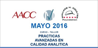 Curso-Taller Prácticas Avanzadas en Calidad Analítica – Mayo 2016