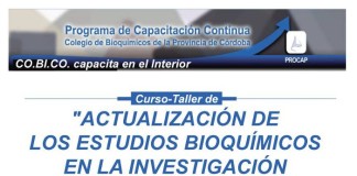 Curso Taller Actualización de los estudios bioquímicos en la investigación de la patología renal