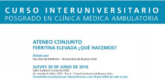 Ateneo Conjunto Ferritina elevada ¿Qué hacemos?
