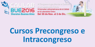 #CALILAB2016 Cursos Precongreso e Intracongreso
