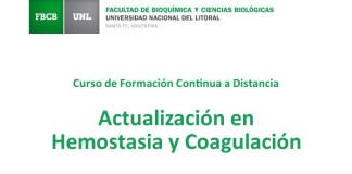 Capacitación a distancia: Actualización en Hemostasia y Coagulación