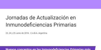 Jornada de Actualización en Inmunodeficiencias Primarias