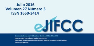 Último número de eJIFCC 2016 – Volumen 27 N°3