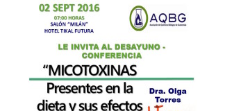 Conferencia Micotoxinas presentes en la dieta y sus efectos en la salud