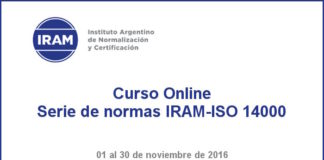 Curso Online: Serie de normas IRAM-ISO 14000