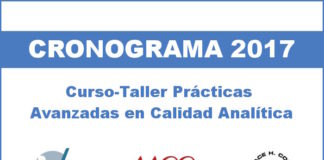 Cursos Fundación Coulter: Cronograma 2017