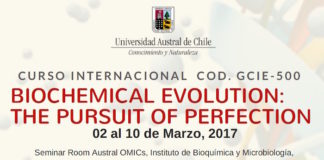 Curso “Biochemical Evolution: the pursuit of perfection”