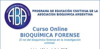 Curso online Bioquímica Forense