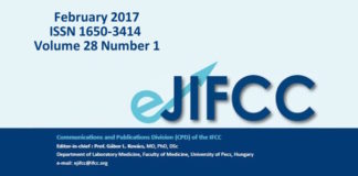 eJIFCC 2017 – Volume 28 N°1