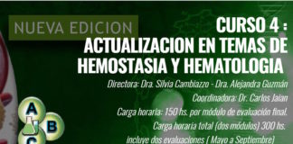 Curso Actualización en temas de Hemostasia y Hematología