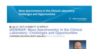 Educational Webinar: Mass Spectrometry in the Clinical Laboratory