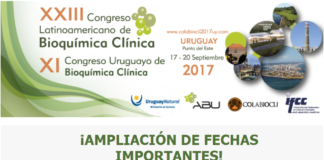 #COLABIOCLI2017 Ampliación de fechas importantes