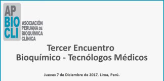 3° Encuentro Bioquímico – Tecnólogos Médicos de APBIOCLI