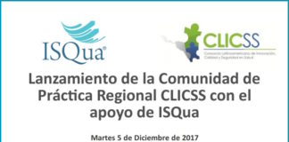 Lanzamiento de la Comunidad de Práctica Regional CLICSS con el apoyo de ISQua