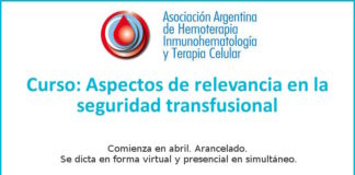 Curso Aspectos de relevancia en la seguridad transfusional