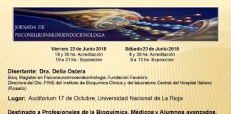 Jornada PsicoNeuroInmunoEndocrinología (PINE) 2018