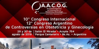 12º Congreso Argentino, 10º Congreso Internacional de Controversias en Obstetricia y Ginecología