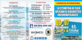 I Congreso Internacional Citometría de Flujo aplicada al diagnóstico oncohematológico
