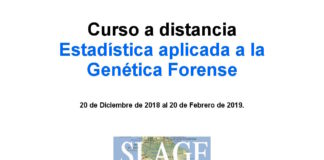 Curso a distancia: Estadística aplicada a la Genética Forense