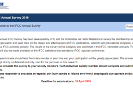Encuesta internacional para pofesionales del laboratorio clínico