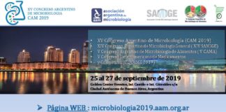 XV Congreso Argentino de Microbiología – CAM 2019