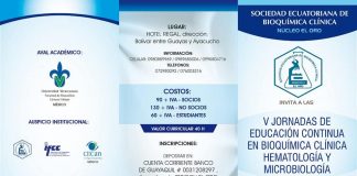 V Jornadas de Educación Continua en Bioquímica Clínica, Hematología y Microbiología