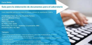 Curso online: Guía para la Elaboración de Documentos para el Laboratorio