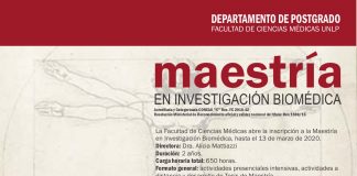 Maestría en Investigación Biomédica 2020