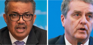 Declaración conjunta del Director General de la OMC Roberto Azevêdo y el Director General de la OMS Tedros Adhanom Ghebreyesus