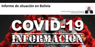 Informe de situación COVID-19 en Bolivia
