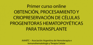 Curso Online: Obtención, Procesamiento y Criopreservación de Células Progenitoras Hematopoyéticas (CPH) para Transplante