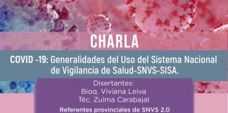 Charla COVID -19: Generalidades del Uso del Sistema Nacional de Vigilancia de Salud – SNVS-SISA