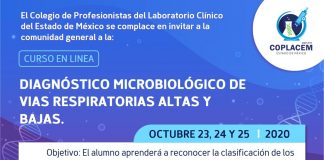 Curso en línea: Diagnóstico microbiológico de vias respiratorias altas y bajas
