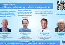 IFCC free Webinars: “Ethical dilemmas in laboratory medicine during pandemic” – “Common laboratory measures of dysglycaemia; Their strengths and weaknesses”